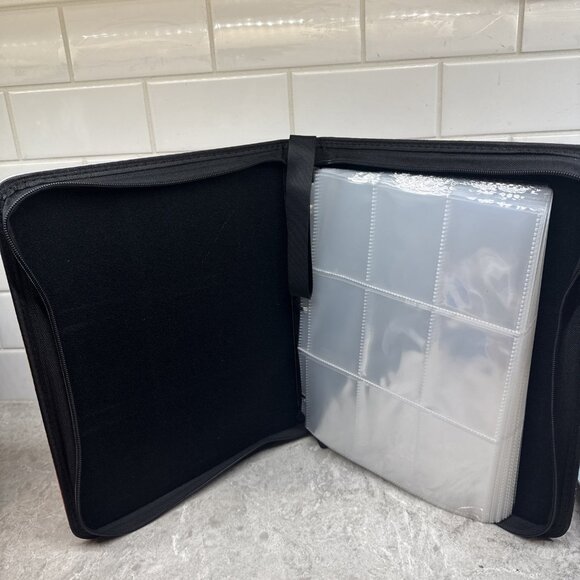 Trading Card Binder Albums Zipper Book Card Holder Card Folder For Pokemon Cards - Picture 7 of 7